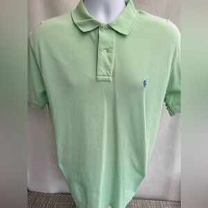 Ralph Lauren Men’s Light Mint Polo with Blue Pony